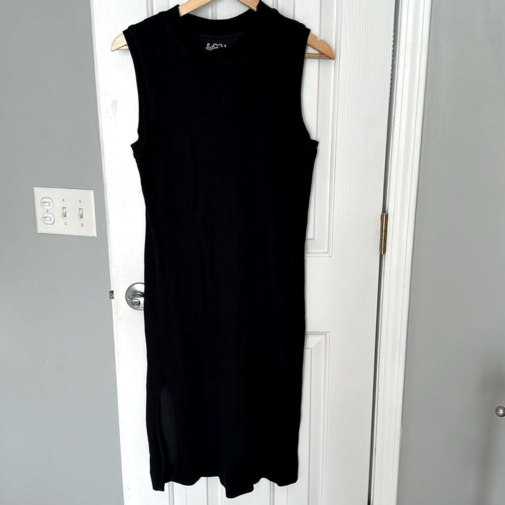 Free People Waffle Knit Midi Dress